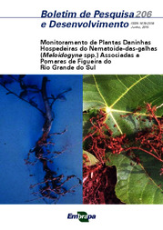 Thumbnail de Monitoramento de plantas daninhas hospedeiras de nematoide das galhas (Meloidogyne spp.) associada a pomares de figueira no Rio Grande do Sul.