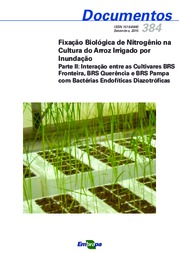 Thumbnail de Fixação biológica de nitrogênio na cultura do arroz irrigado por inundação: parte II: Interação entre as cultivares BRS Fronteira, BRS Querência e BRS Pampa com bactérias endofíticas diazotróficas.