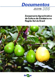 Thumbnail de Zoneamento agroclimático da cultura da goiabeira na região sul do Brasil.