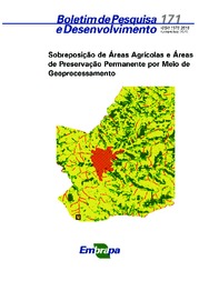 Thumbnail de Sobreposição de áreas agrícolas e áreas de preservação permanente por meio de geoprocessamento.