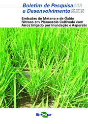 Thumbnail de Emissões de metano e de óxido nitroso em planossolo cultivado com arroz irrigado por inundação e aspersão.