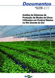 Thumbnail de Análise de sistemas de produção de mudas de citros utilizados em viveiros telados no Rio Grande do Sul.