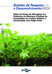 Thumbnail de Efeito de doses de nitrogênio em cobertura na mamona e índices de competição em cultivo solteiro e consorciado com feijão preto.