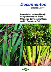 Thumbnail de Diagnóstico sobre o manejo de agrotóxicos em áreas orizícolas da Fronteira Oeste do Rio Grande do Sul.