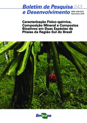 Thumbnail de Caracterização físico-química, composição mineral e compostos bioativos em duas espécies de pitaias da região Sul do Brasil.