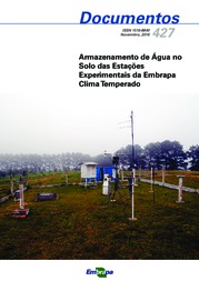 Thumbnail de Armazenamento de água no solo das estações experimentais da Embrapa Clima Temperado.