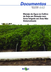 Thumbnail de Manejo da água no cultivo da soja em rotação com arroz irrigado em área não sistematizada.