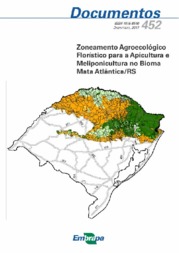 Thumbnail de Zoneamento agroecológico florístico para a apicultura e e meliponicultura no Bioma Mata Atlântica/RS.