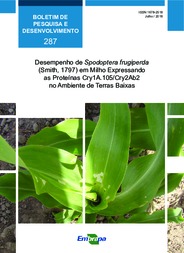 Thumbnail de Desempenho de Spodoptera frugiperda (Smith, 1797) em milho expressando as proteínas Cry1A.105/Cry2Ab2 no ambiente de terras baixas.