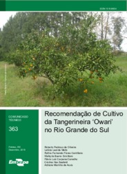 Thumbnail de Recomendação de Cultivo da Tangerineira 'Owari' no Rio Grande do Sul.