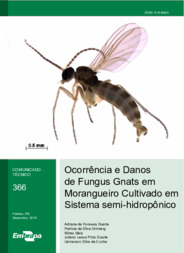 Thumbnail de Ocorrência e danos de Fungus Gnats em morangueiro cultivado em sistema semi-hidropônico.