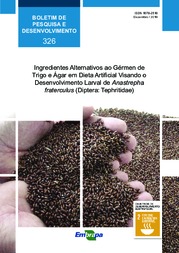 Thumbnail de Ingredientes alternativos ao gérmen de trigo e ágar em dieta artificial visando o desenvolvimento larval de Anastrepha fraterculus (Diptera: Tephritidae).