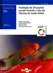 Thumbnail de Irradiação de Drosophila suzukii visando o uso da técnica do inseto estéril.