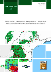 Thumbnail de Micronutrientes e metais pesados em agrominerais: caracterização de rochas do escudo sul-rio-grandense e da Bacia do Paraná.