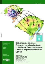 Thumbnail de Determinação de áreas potenciais para instalação de unidades de gerenciamento de lodo nas superintendências da Corsan.