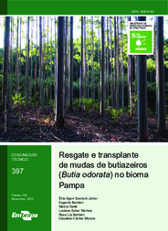 Thumbnail de Resgate e transplante de mudas de butiazeiros (Butia odorata) no bioma Pampa.