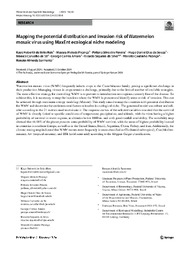 Thumbnail de Mapping the potential distribution and invasion risk of Watermelon mosaic virus using MaxEnt ecological niche modeling.