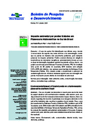 Thumbnail de Impacto ambiental por postes tratados em Planossolo Hidromórfi co no Sul do Brasil