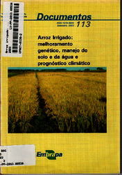 Thumbnail de Arroz irrigado: melhoramento genético, manejo do solo e da água e prognóstico climático.