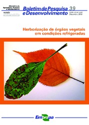 Thumbnail de Herborização de orgãos vegetais em condições refrigeradas.