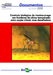 Thumbnail de Controle biológico de insetos-praga em frutíferas de Clima Temperado: uma opção viável, mas desafiadora.