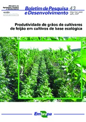 Thumbnail de Produtividade de grãos de cultivares de feijão em cultivos de base ecológica.