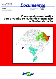 Thumbnail de Zoneamento agroclimático para produção de mudas de morangueiro no Rio Grande do Sul.