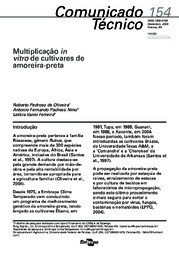 Thumbnail de Multiplicação in vitro de cultivares de amoreira-preta.