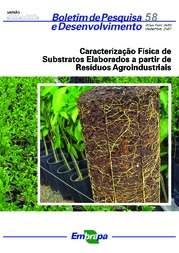 Thumbnail de Caracterização física de substratos elaborados a partir de resíduos agroindustrias.