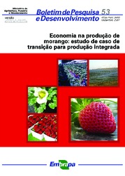 Thumbnail de Economia da produção de morango: estudo de caso de transição para produção integrada.