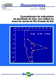 Thumbnail de Caracterização de indicadores da qualidade do solo, com ênfase às áreas de várzea do Rio Grande do Sul.