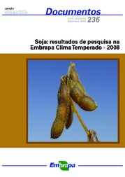 Thumbnail de Soja: resultados de pesquisa na Embrapa Clima Temperado - 2008.