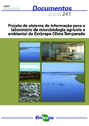 Thumbnail de Projeto de sistema de informação para o laboratório de microbiologia agrícola e ambiental da Embrapa Clima Temperado.