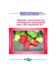 Thumbnail de 'Sabrosa': nova cultivar de morangueiro recomendada para o Rio Grande do Sul.