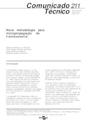 Thumbnail de Nova metodologia para micropropagação de framboeseira.