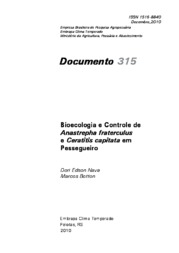 Thumbnail de Bioecologia e controle de Anastrepha fraterculus e Ceratitis capitata em pessegueiro.