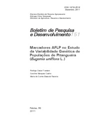 Thumbnail de Marcadores AFLP no estudo da variabilidade genética de populações de pitangueira (Eugenia uniflora L.).