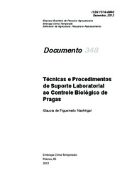 Thumbnail de Técnicas e procedimentos de suporte laboratorial ao controle biológico de pragas.