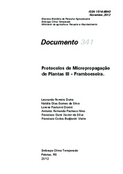 Thumbnail de Protocolos de micropropagação de plantas III: framboeseira.