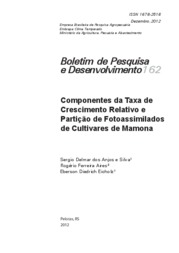 Thumbnail de Componentes da taxa de crescimento relativo e partição de fotoassimilados de cultivares de mamona.