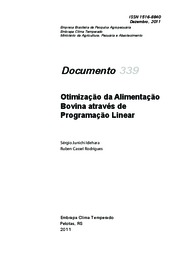 Thumbnail de Otimização da alimentação bovina através de programação linear.