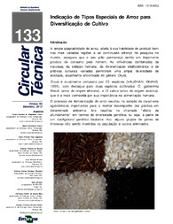 Thumbnail de Indicação de tipos especiais de arroz para diversificação de cultivo.