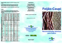 Thumbnail de FEIJÃO-caupi: recomendações técnicas para cultivo.