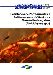 Thumbnail de Resistência de porta-enxertos e cultivares-copa de videira ao nematoide-das-galhas (Meloidogyne spp.).