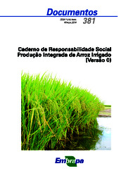 Thumbnail de Caderno de responsabilidade social: produção integrada de arroz irrigado (versão 0).